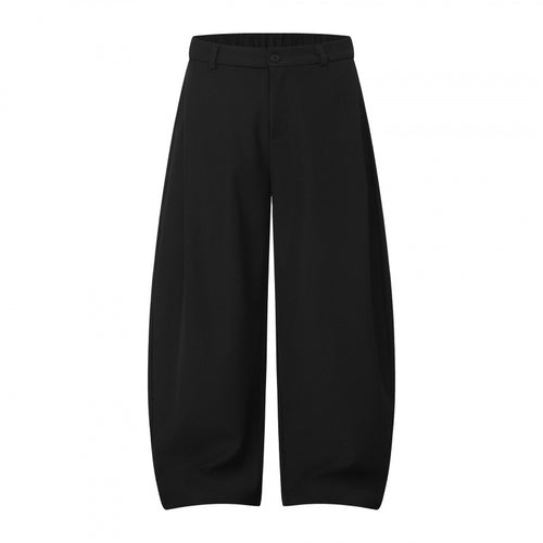 Damen Culotte-Hose mit ballonartiger Silhouette, hohem Bund und Bundfalten Nord Taschen