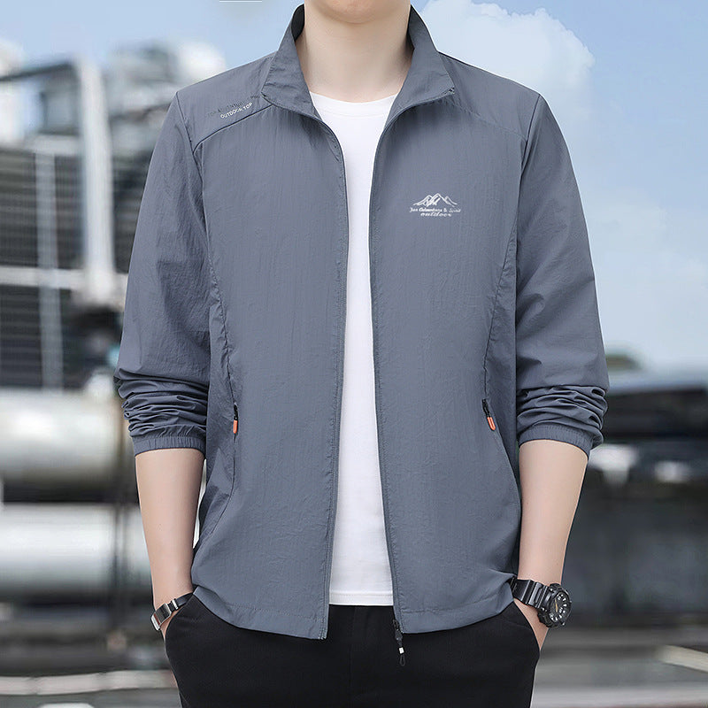 Herren Leichte Outdoor-Jacke mit Windschutz Nord Taschen