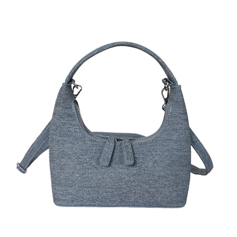 Damen Beuteltasche aus strapazierfähigem Denim mit vielseitigen Trageoptionen Nord Taschen