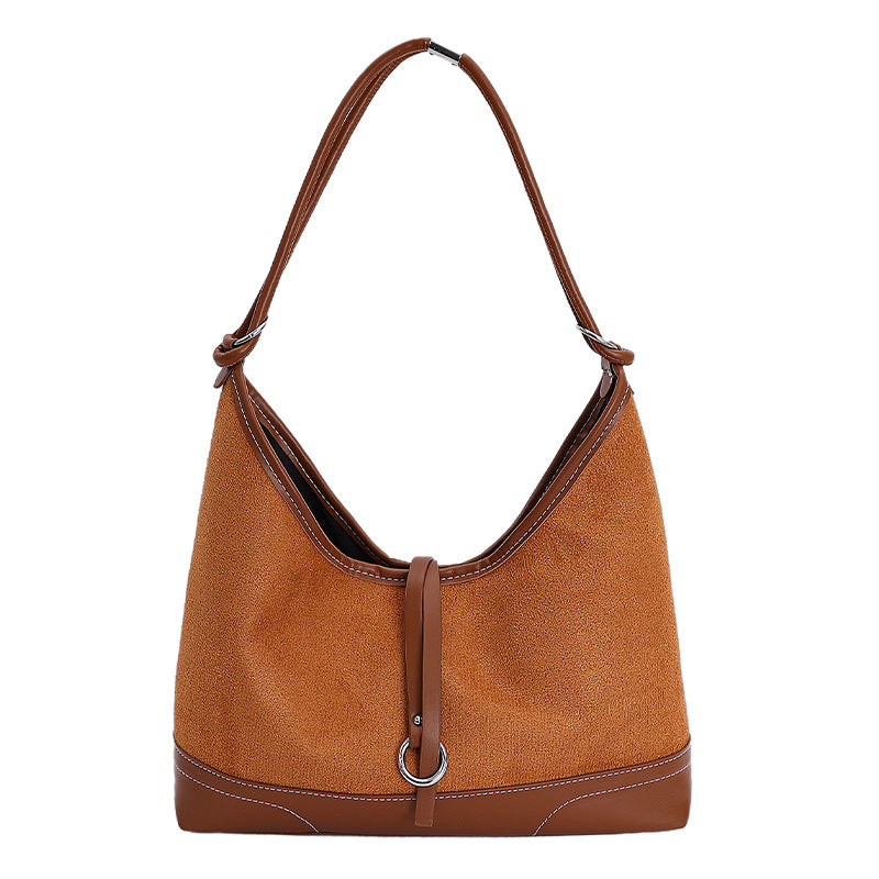 Damen Hobo-Tasche aus weichem Wildleder mit elegantem Detail Nord Taschen
