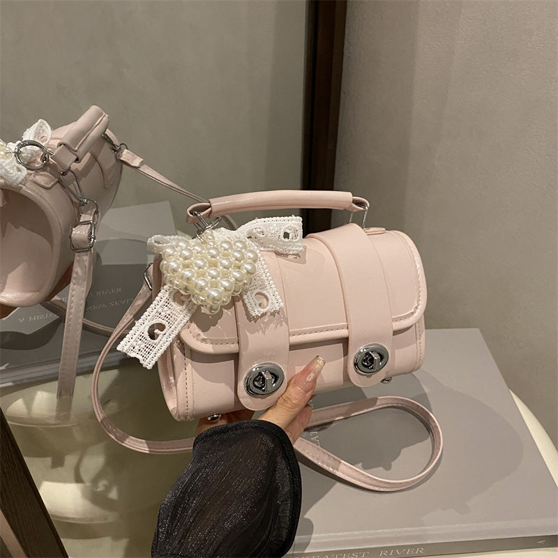 Damen elegante Handtasche mit Perlendetail Nord Taschen