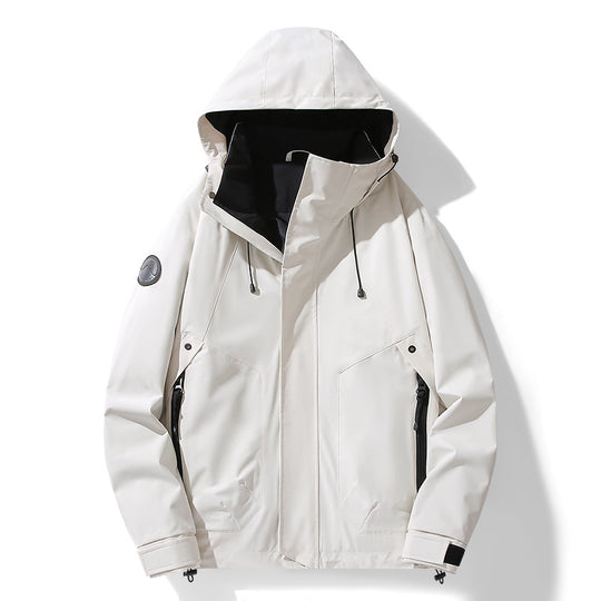 Herren Multifunktionale Softshell-Parka mit verstellbarer Kapuze, wind- und wasserabweisender Membran Nord Taschen