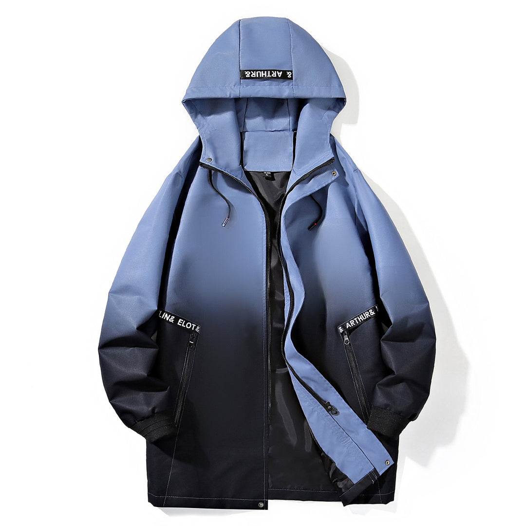 Herren Funktionale Übergangsjacke mit Kapuze und seitlichen Reißverschlusstaschen Nord Taschen