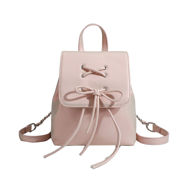 Damen Rucksack aus hochwertigem Kunstleder mit dekorativem Kordelzug Nord Taschen