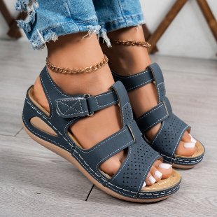 Damen Komfortable Riemensandalen mit anatomischem Fußbett