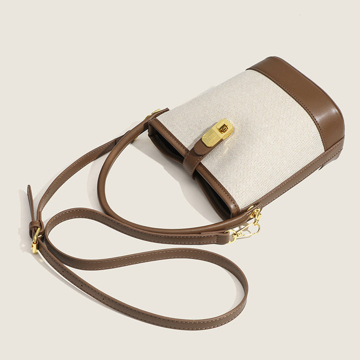 Damen Umhängetasche mit strukturiertem Design und klassischem Verschluss Nord Taschen