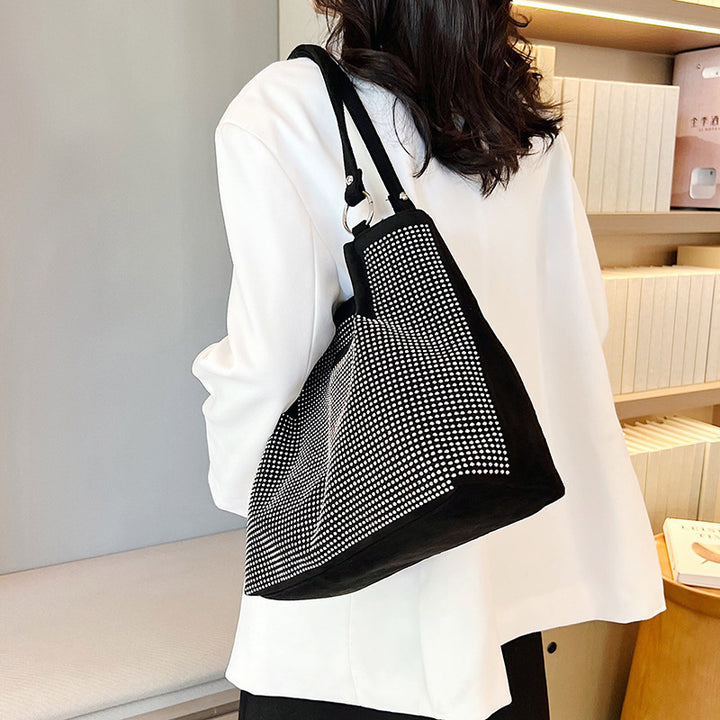 Damen elegante Handtasche mit funkelndem Strass Nord Taschen