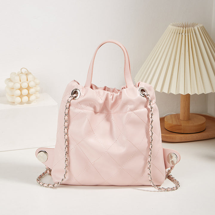 Damen Hobo-Tasche mit eleganter Raffung und praktischem Kettenriemen Nord Taschen