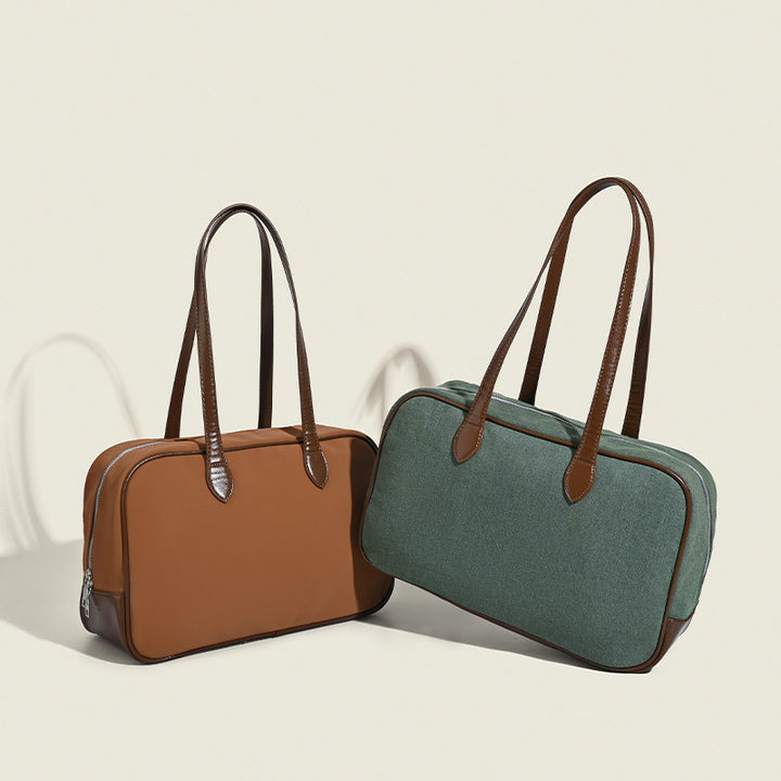 Damen elegante Tragetasche mit strukturierten Griffe Nord Taschen