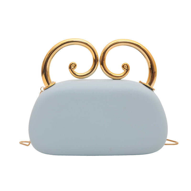 Damen originale Clutch mit elegantem spiralförmigen Verschluss Nord Taschen