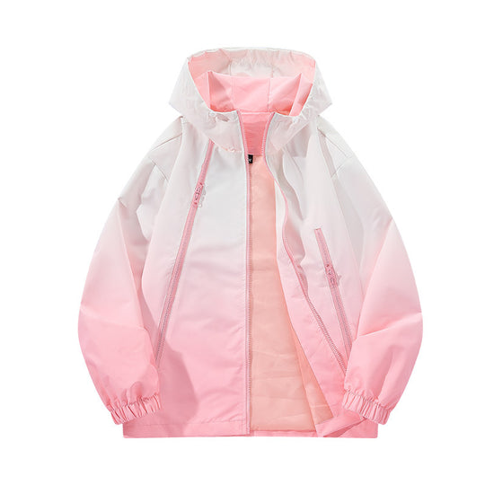 Herren Leichte Kapuzen-Windjacke mit asymmetrischen Reißverschlusstaschen und verstellbarem Saum Nord Taschen