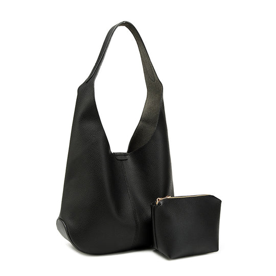 Damen Hobo-Tasche aus hochwertigem Kunstleder mit praktischem Innendesign Nord Taschen
