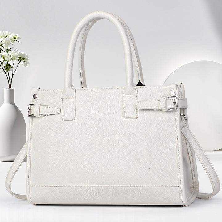 Damen Handtasche mit feiner teksturierter Oberfläche und abnehmbarem Schulterriemen Nord Taschen