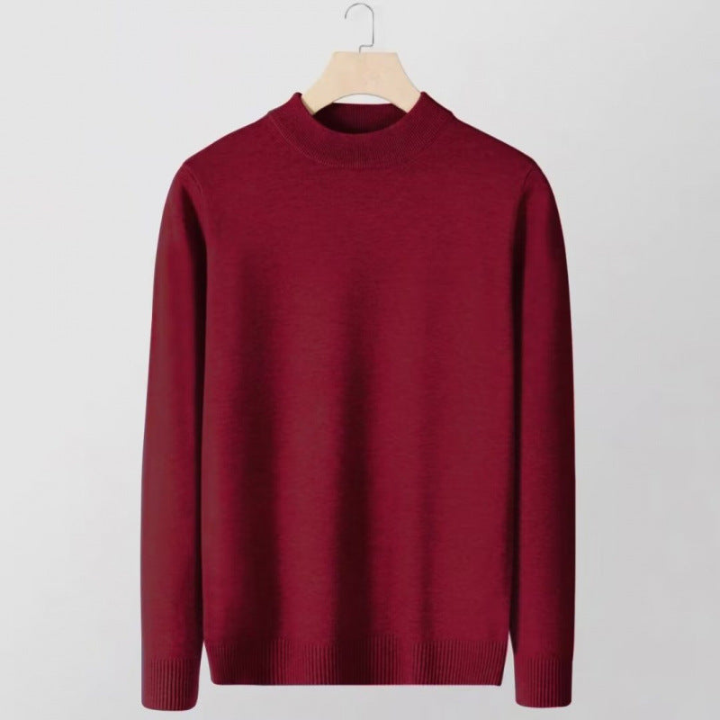 Damen Feinstrick-Stehkragenpullover aus Baumwollmix mit gerippten Bündchen Nord Taschen
