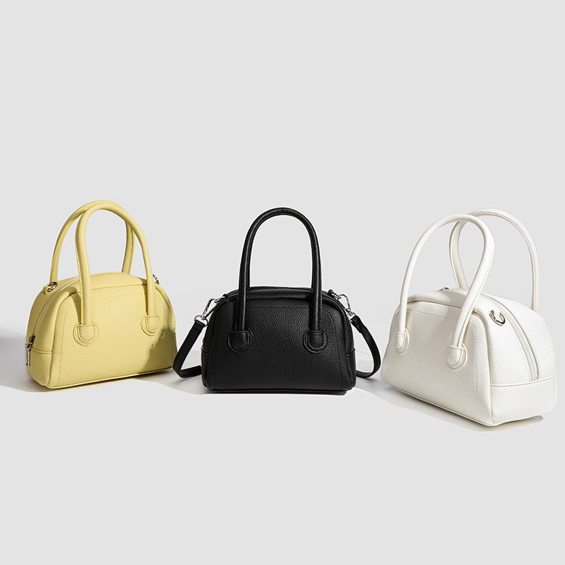 Damen strukturierte Handtasche mit abnehmbarem Schulterriemen Nord Taschen