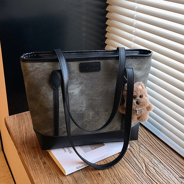 Damen modische Einkaufstasche mit elegantem Farbkontrast und stabilen Griffen Nord Taschen