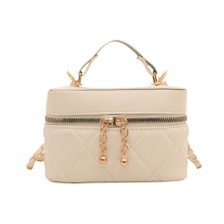 Damen elegante Henkeltasche mit glänzendem Kettenverschluss Nord Taschen