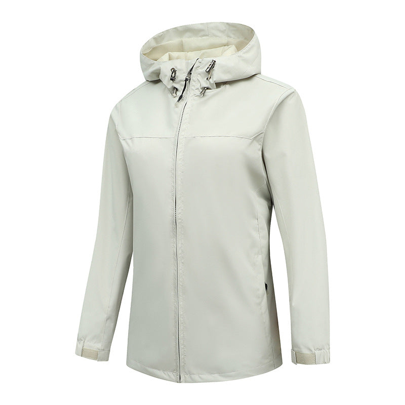 Herren Ultraleichte packbare Regenjacke mit Kapuze und verdecktem Reißverschluss Nord Taschen