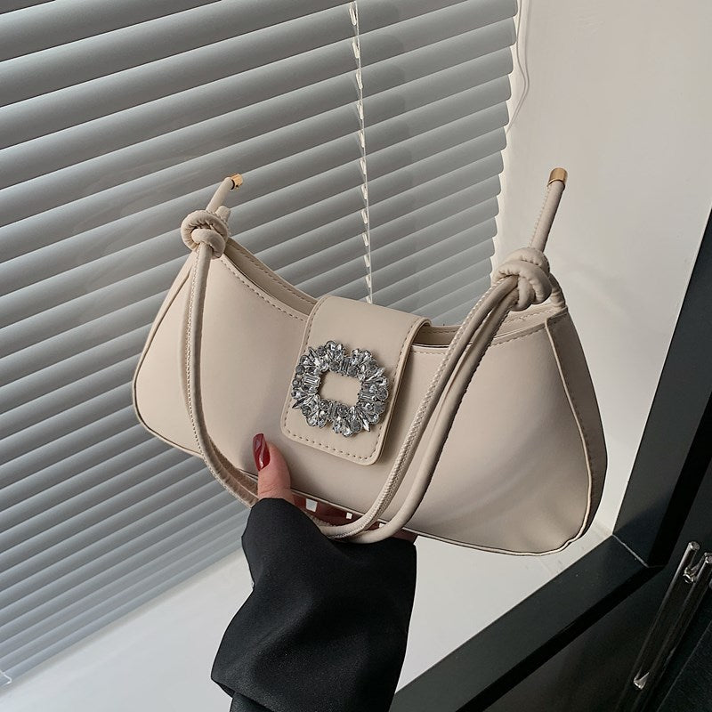 Damen modische Schultertasche mit funkelndem Clipverschluss Nord Taschen