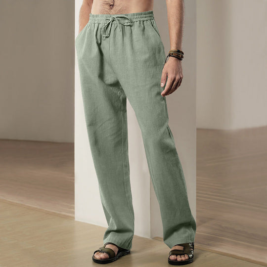 Herren Bequeme Sommerfreizeithose mit elastischem Bund