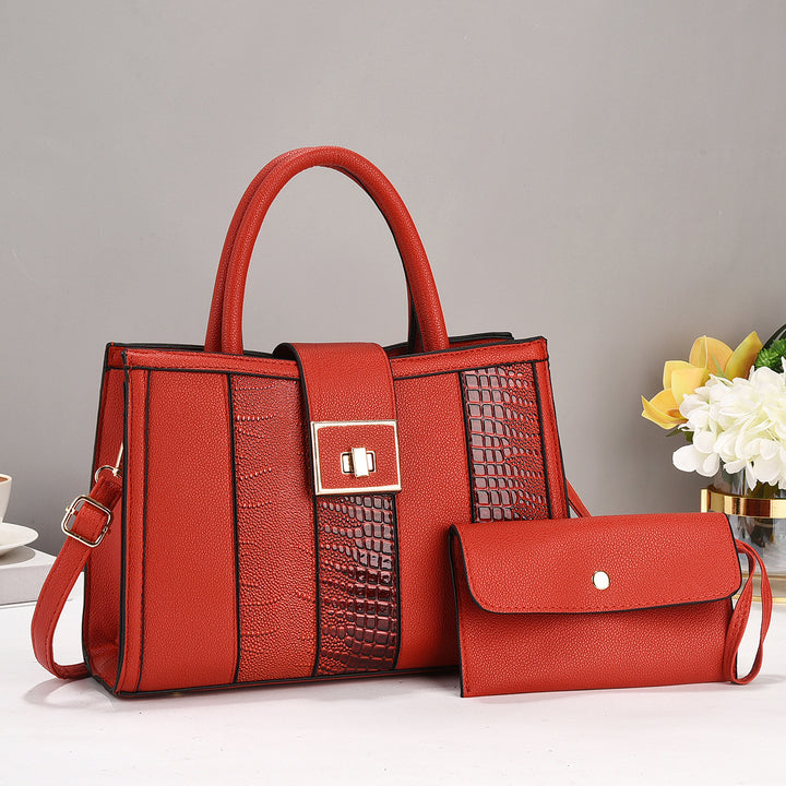 Damen elegante Handtasche mit praktischen Fächern Nord Taschen
