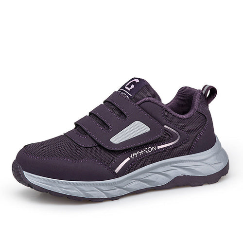 Damen Sportliche Sneakers mit praktischem Klettverschluss und atmungsaktiver Mesh-Oberfläche
