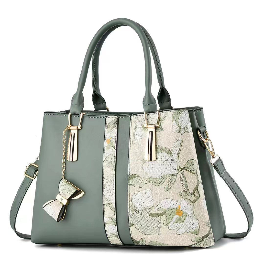Damen modische Handtasche im eleganten Blumendesign Nord Taschen