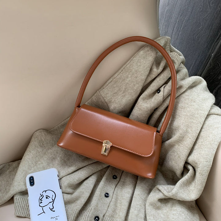 Damen elegante Handtasche mit klassischem Klappverschluss Nord Taschen