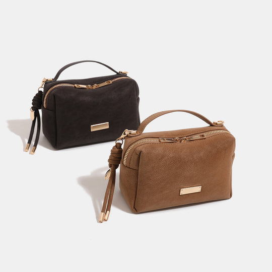 Damen Clutch-Tasche mit elegantem Kettenriemen und strukturiertem Kunstleder Nord Taschen