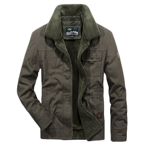 Herren Praktische Übergangsjacke mit Teddyfutter Nord Taschen