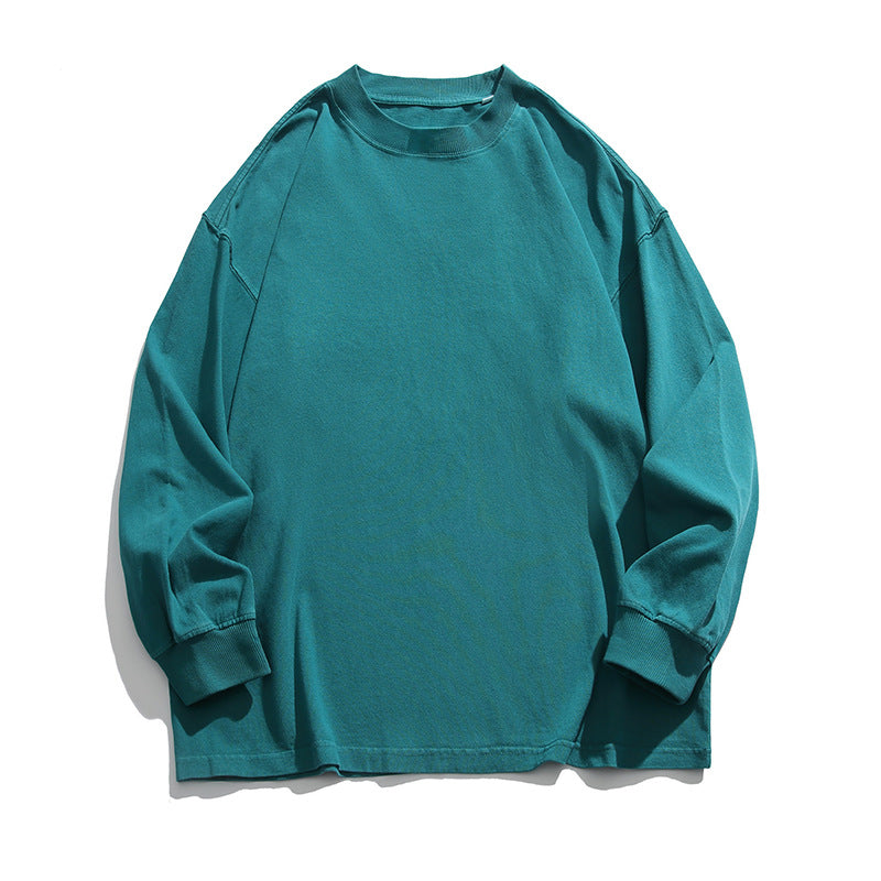 Unisex Weites Oversize-Langarmshirt im Heavyweight-Slouch-Stil mit Drop-Shoulder Nord Taschen