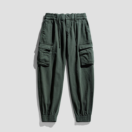 Herren Urban‑Utility Relaxed‑Fit Cargo‑Jogginghose mit Tunnelzug und Mehrfach‑Taschen Nord Taschen