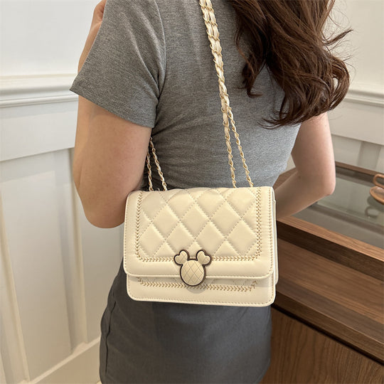 Damen Vintage-Quilted Umhängetasche Nord Taschen