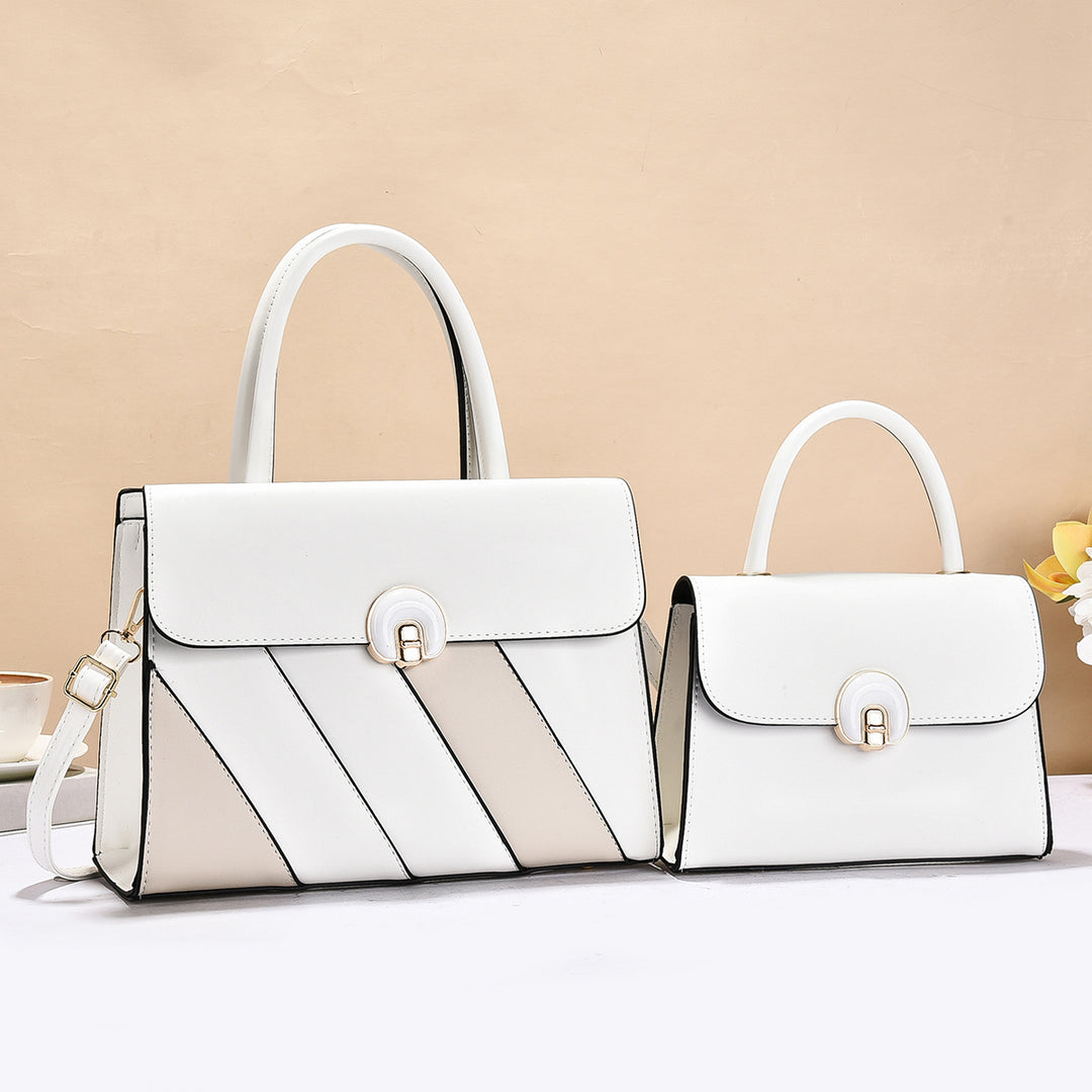 Damen modische Handtasche im eleganten Set mit praktischer Mini-Clutch Nord Taschen