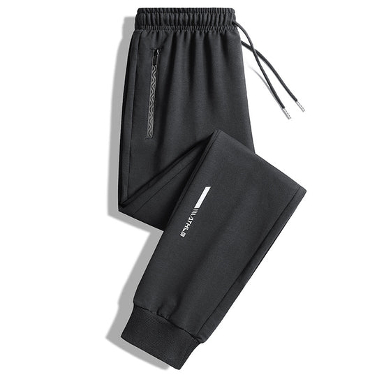 Herren Slim-Fit Performance-Jogginghose mit Reißverschlusstaschen, elastischem Bund und Bündchen Nord Taschen