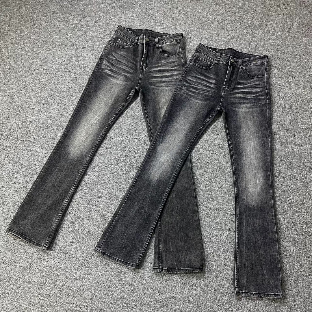 Damen Hochwertige Bootcut Jeans Nord Taschen