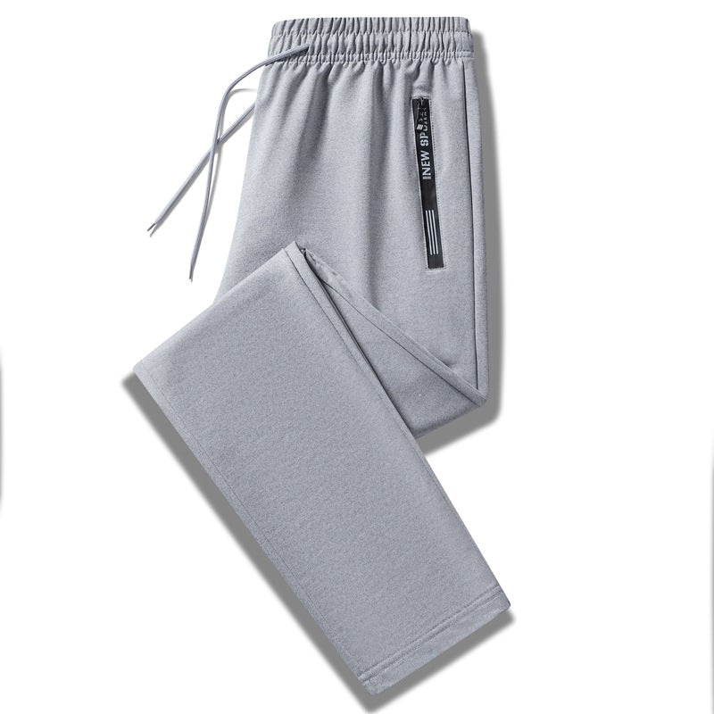 Herren Sportliche Trainingshose mit elastischem Tunnelzugbund, Reißverschlusstasche und glattem Performance‑Material Nord Taschen