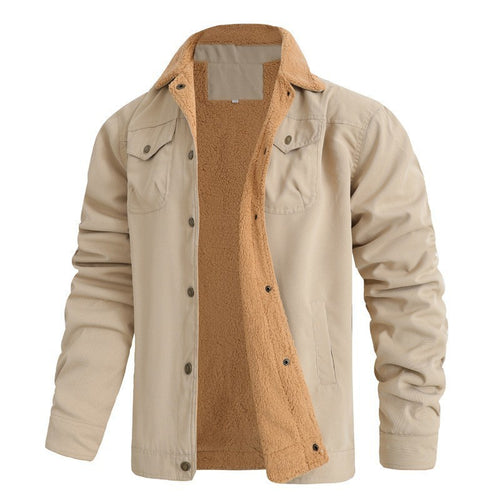 Elegante Cord Herrenjacke