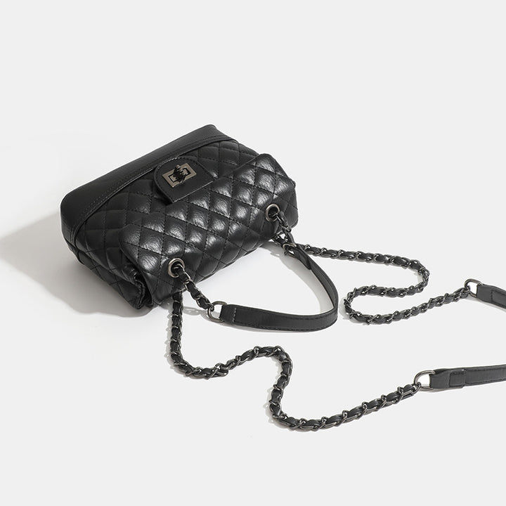 Damen Umhängetasche mit luxuriösem Steppdesign und elegantem Kettenriemen Nord Taschen