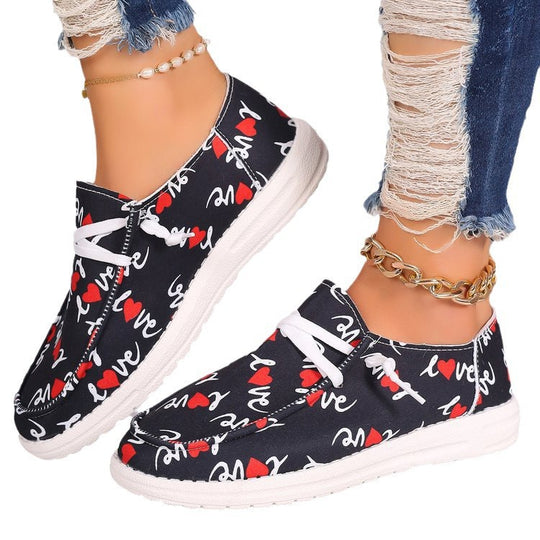 Damen Low‑Top Sneakers im Animal‑Mix mit Schnürung und gepolstertem Komfortfußbett Nord Taschen