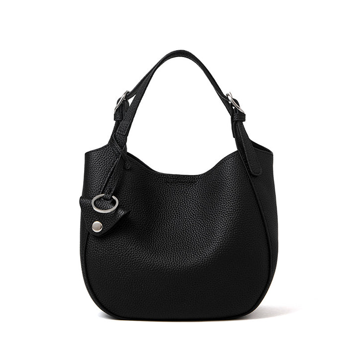 Damen Hobo-Tasche mit hochwertiger Lederstruktur und eleganten Akzenten Nord Taschen