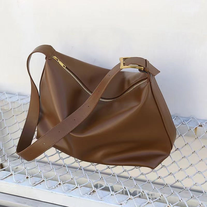 Damen Hobo-Tasche aus hochwertigem Leder mit elegantem Faltendesign Nord Taschen