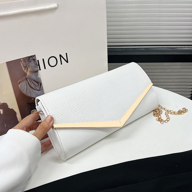 Damen elegante Clutch-Tasche mit Glitzer-Akzent Nord Taschen