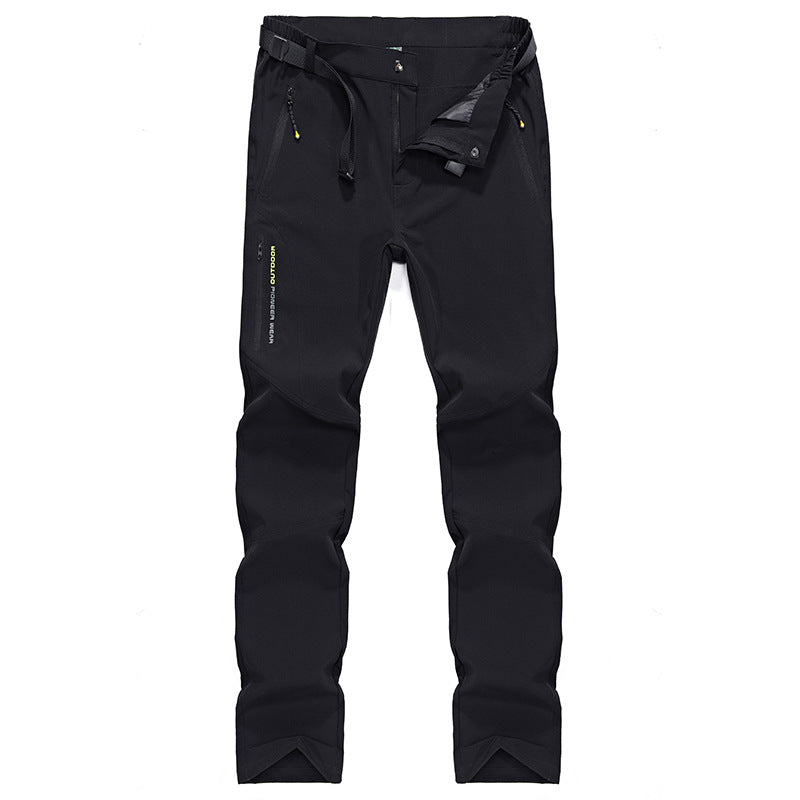 Damen Stretch-Softshell Outdoorhose mit vorgeformten Knien, verstellbarem Bund und Reißverschlusstaschen Nord Taschen