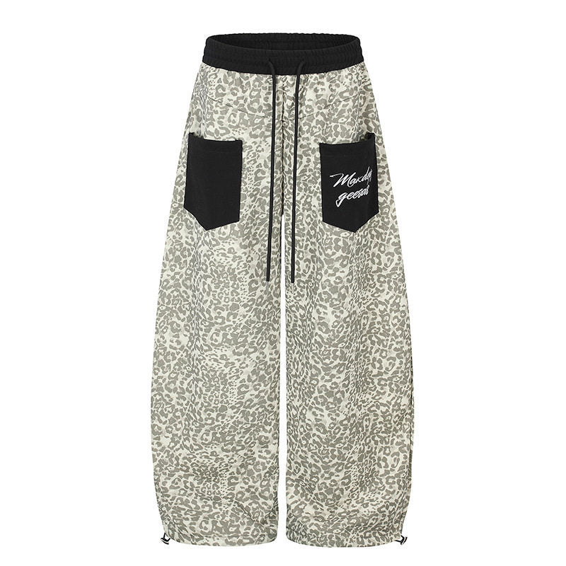 Damen Extraweite Palazzo-Loungehose im Culotte‑Schnitt mit elastischem Komfortbund, kontrastierenden Patch‑Taschen und verstellbarem Saum Nord Taschen