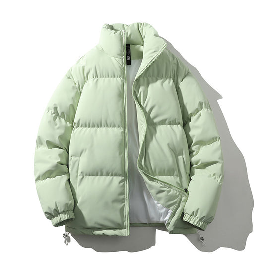 Unisex Wattierte Stepp-Übergangsjacke mit hohem Kragen und verstellbarem Saum Nord Taschen