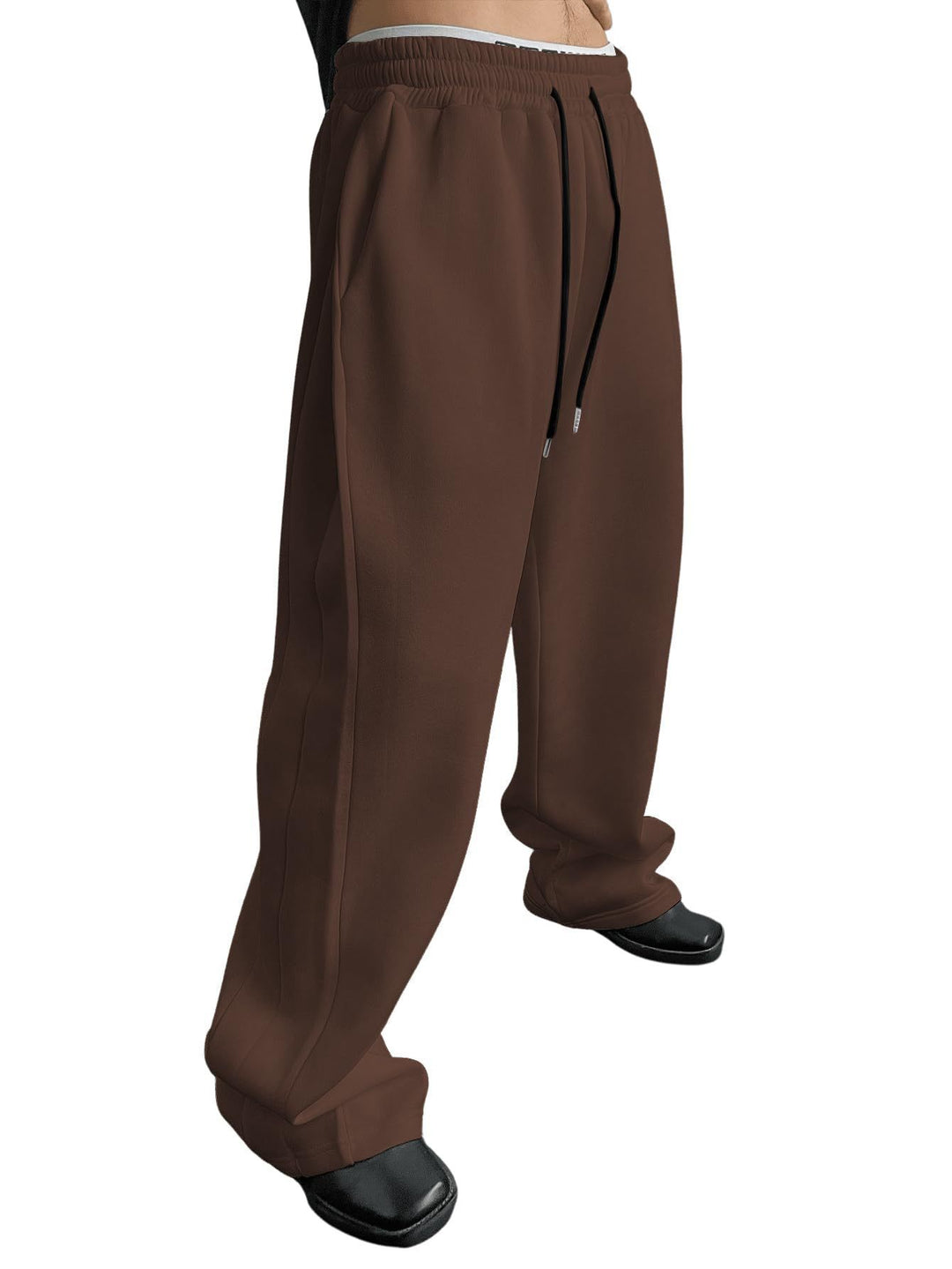 Unisex nan weite Sweatpants mit elastischem Bund, breitem Bein, Kordelzug und verdeckten Seitentaschen Nord Taschen