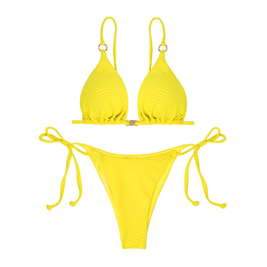 Damen Hochwertiges Triangel-Bikini-Set mit verstellbaren Trägern