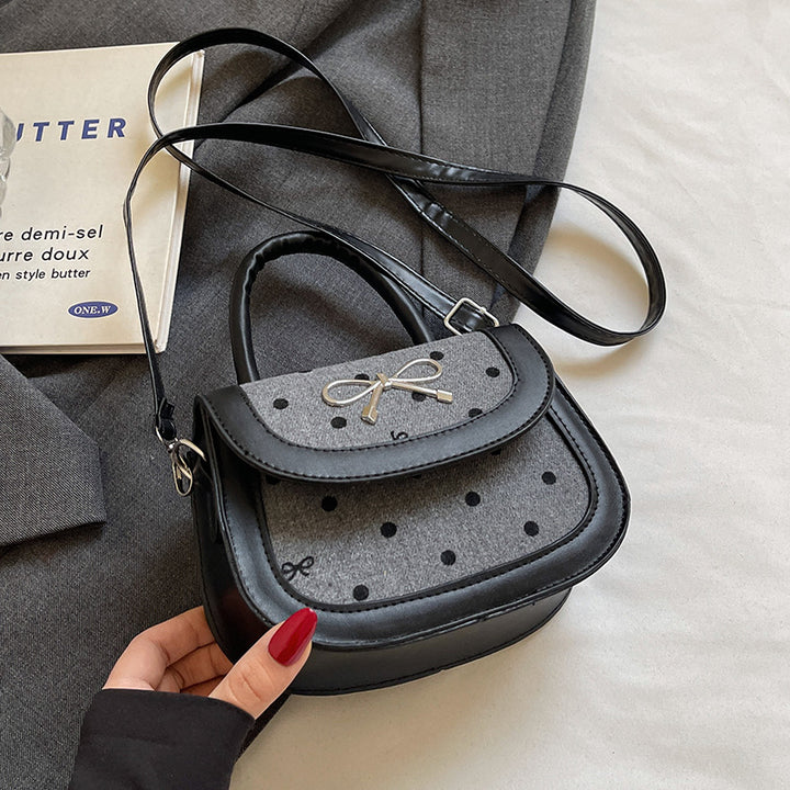 Damen Umhängetasche mit verspieltem Schleifendetail Nord Taschen