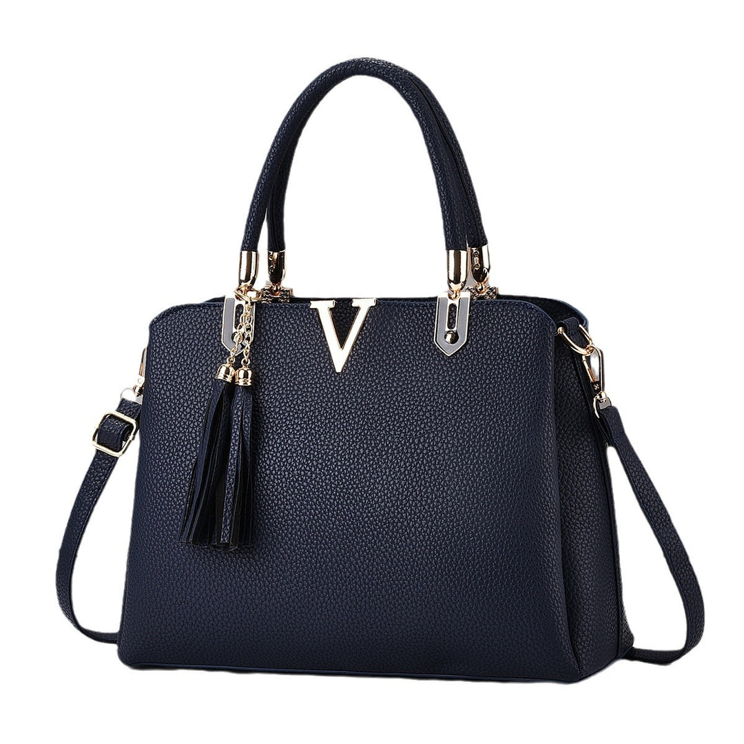 Damen Designer-Handtasche mit eleganter Quaste und abnehmbaren Schulterriemen Nord Taschen